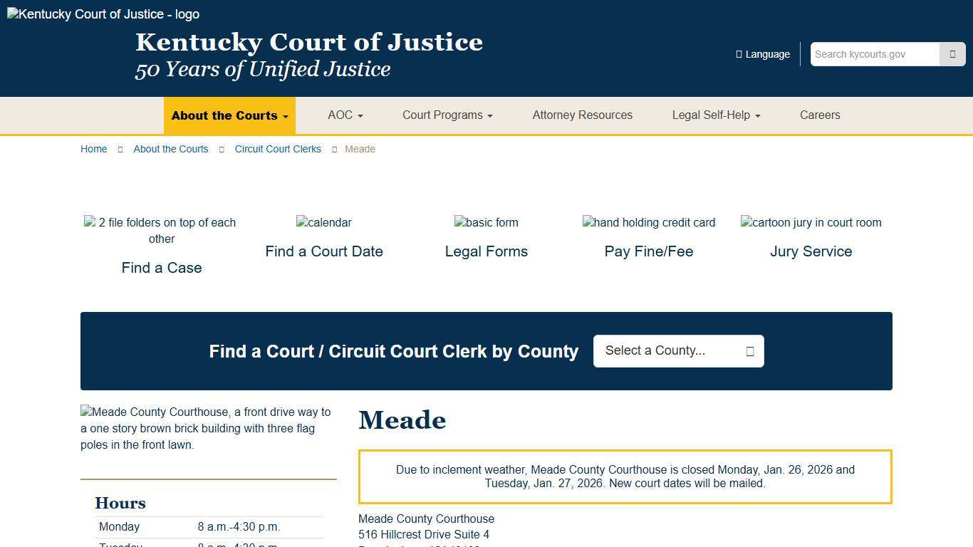 Meade - Kentucky Court of Justice